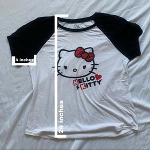 Y2K Punk Hello Kitty Short Sleeve Tee